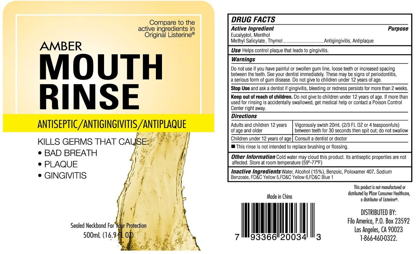 Amber Mouth Rinse